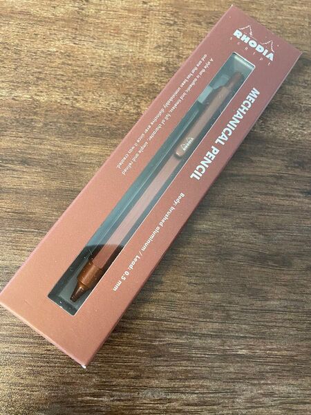 《未使用》RHODIA MECHANICAL PENCIL ロディア スクリプト マロンブラウン シャープペンシル