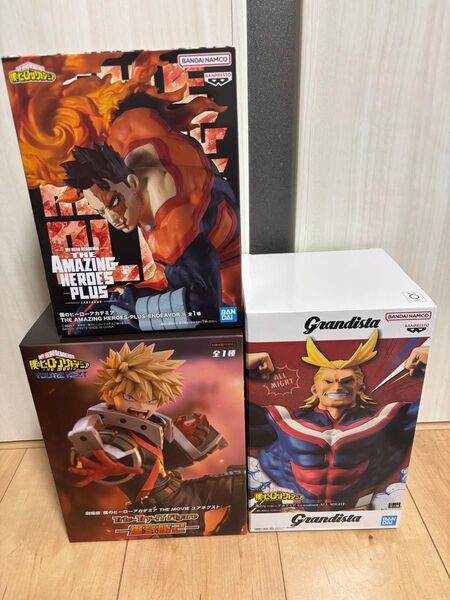 僕のヒーローアカデミア Grandista オールマイト 爆豪勝己 エンデヴァー フィギュア