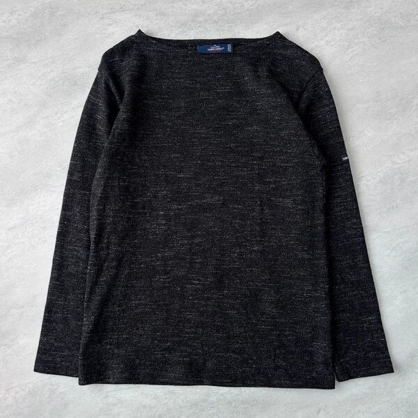 【美品】SAINT JAMES セントジェームス 長袖カットソー 黒杢