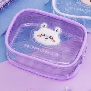 【モモンガ】ちいかわ ぷっくりクリアミニポーチ MOMONGA chiikawa!!