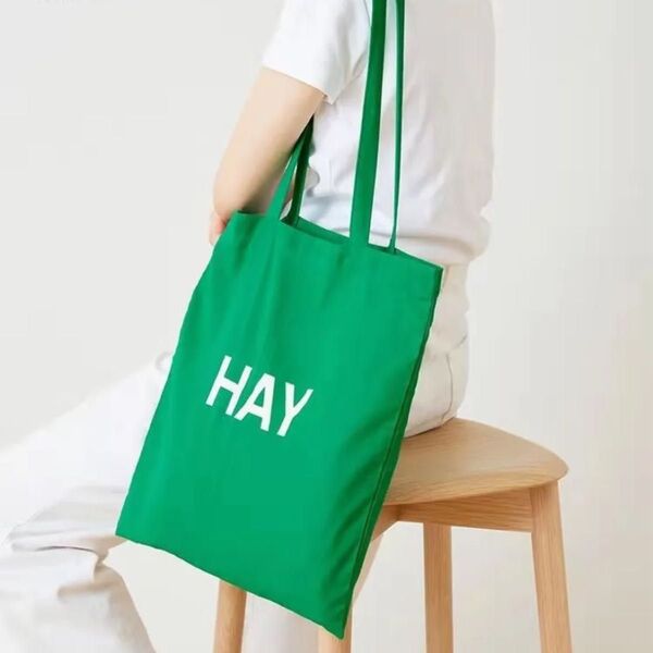 hay トートバッグ 緑 グリーン