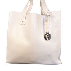 6-55 FURLA フルラ ミニトートバック ハンドバックチャーム 本革レザー