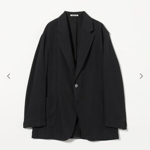AURALEE LIGHT COTTON WOOL VIYELLA JACKET