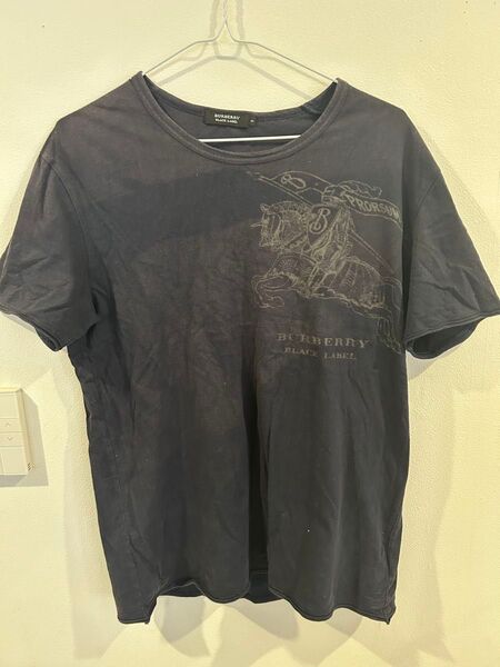 BURBERRY BLACK LABEL 半袖Tシャツ M ブラック