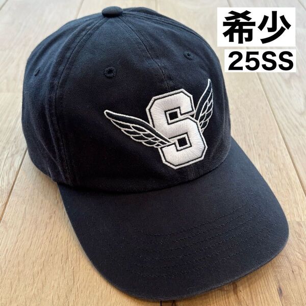 【希少】Supreme Wings Logo 6-Panel ブラック 25SS シュプリーム キャップ Cap