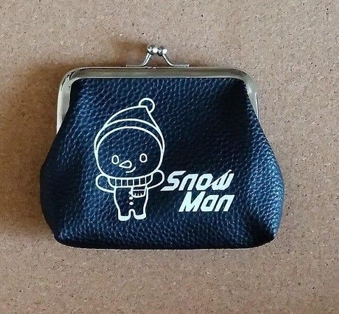Snow Man がま口ポーチ ハンドメイド