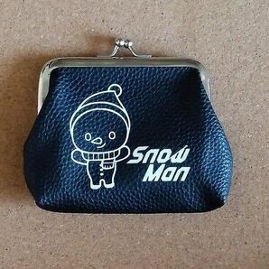 Snow Man がま口ポーチ ハンドメイド