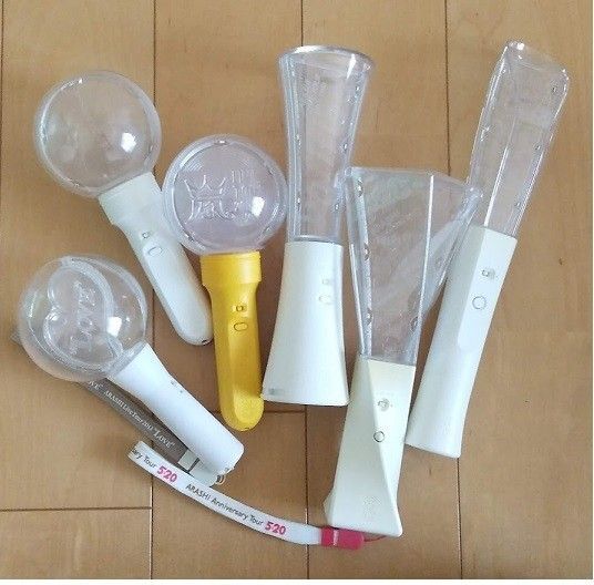 【中古品】嵐 ペンライト 6本セット