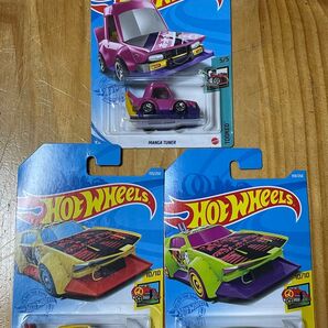 ホットウィール ミニカー 3台セット マンガチューナー マッドマンガ