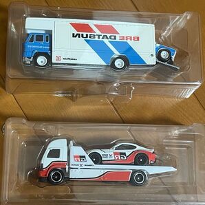 ホットウィール TEAM TRANSPORT 2台セット BRE DATSUN GRスープラ