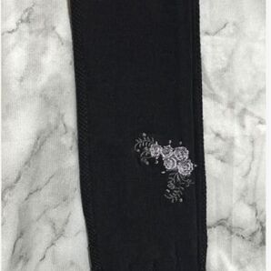 UVカット セミロング アームカバー ブラック