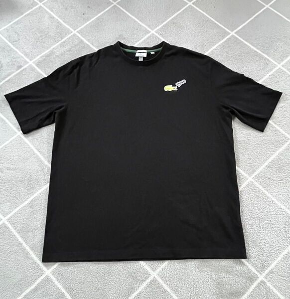 限定品 atmos LACOSTE アトモス ラコステ コラボTシャツ XL ブラック