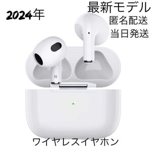 第三世代ワイヤレスイヤホン Bluetooth5.3 ENCノイズキャンセリング AirPods 3互換