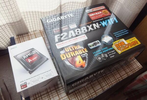 GA-F2A88XN-wifi FM2 AMD A10-6700T セット販売 マザーボード GIGABYTE mini-itx