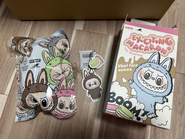 POPMART LABUBU マカロンぬいぐるみ シークレット ココア