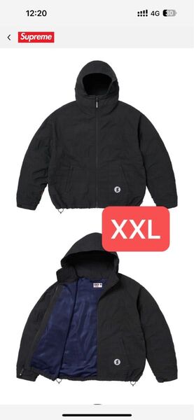Supreme x GOODENOUGH Patchwork Hooded Jacket "Black" サイズ:XXL