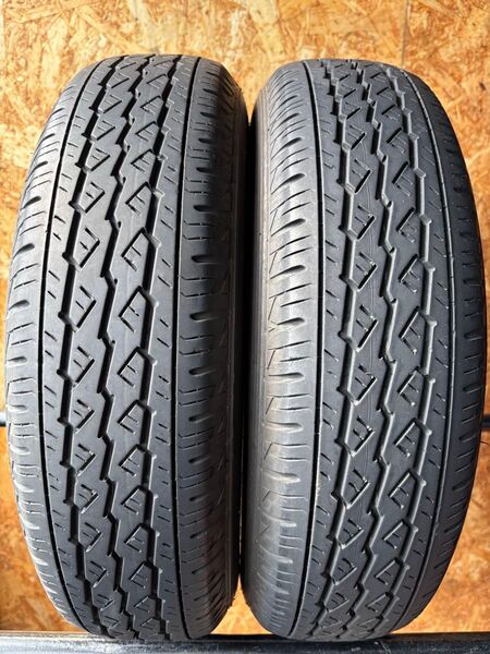 T-544【2021年製造】ブリヂストン K370!145/80R12 80/78N LT【2本】軽トラ・N-VAN・バモス