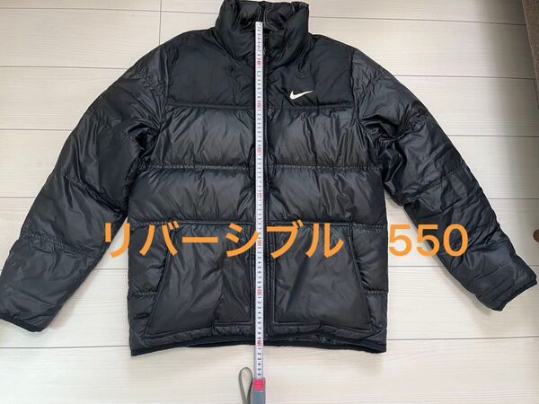 ダウンジャケット M 黒 NIKE ナイキ リバーシブル