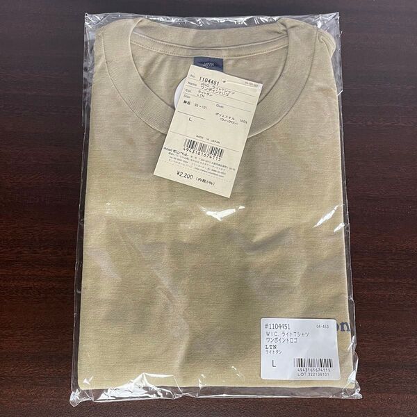 モンベル WIC.ライトTシャツ Men’s LTN Lサイズ ☆新品未開封☆