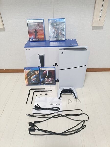新型PS5 CFI-2000 A01 ソフト4本セット ディスクドライブ