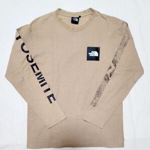 ノースフェイス ロングスリーブヨセミテティー M カーキ 長袖