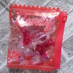 お菓子パッケージキーホルダー セリア
