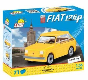 絶版 ☆ COBI ブロック ☆ 1/35スケール 自動車 ☆ フィアット126p / Fiat 126p ☆ 新品/未開封 ☆ EU製　