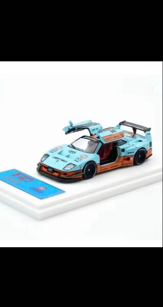 LBWK フェラーリF40 1/64 ガルウイング デーモンキングオート Gulf Demon King AUTO ミニカー
