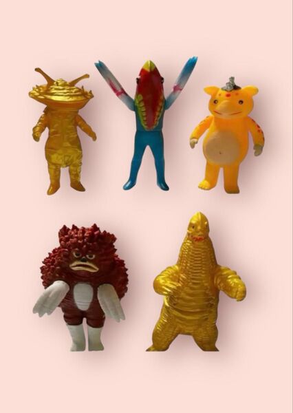 特撮怪獣フィギュア ブースカ カネゴン メトロン星人 レッドキング ガラモン フィギュア