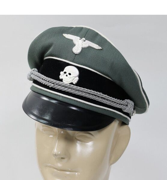 EMD社製 WW2ドイツ親衛隊将校用制帽レプリカ フィールドグレー