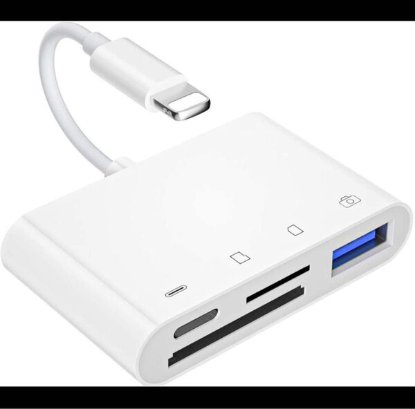 iPhone/iPad SDカードリーダー/4in1双方向高速転送