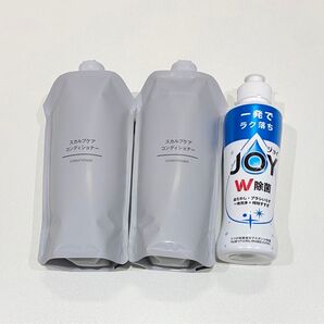 無印良品 スカルプケアコンディショナー 詰め替え2つ JOY1つ 日用品 ヘアケア まとめ売り 全て未開封