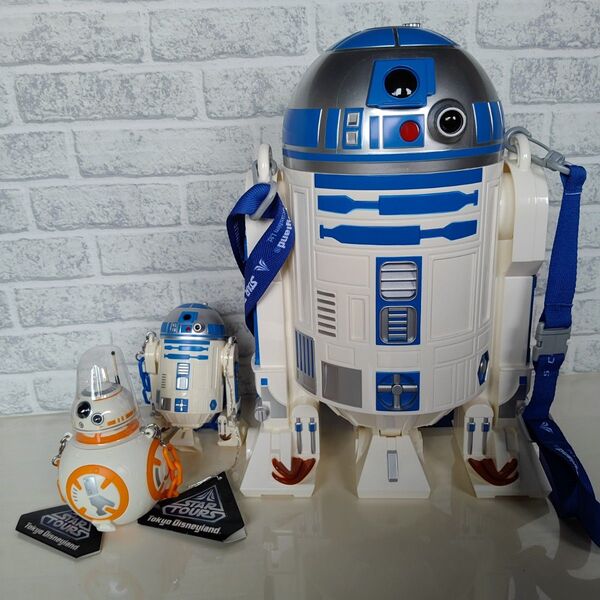 スターウォーズ R2-D2ポップコーンバケット&R2-D2、BB8ミニスナックケース