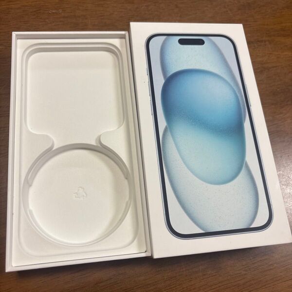 iPhone15 空き箱 ブルー 箱のみ Apple