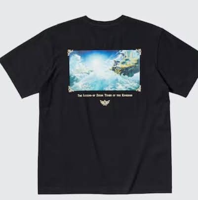 ユニクロ ゼルダの伝説 Tシャツ ブラック