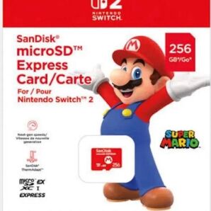 新品未開封SanDisk microSD Express Card容量 : 256GB対応機種:Nintendo Switch2