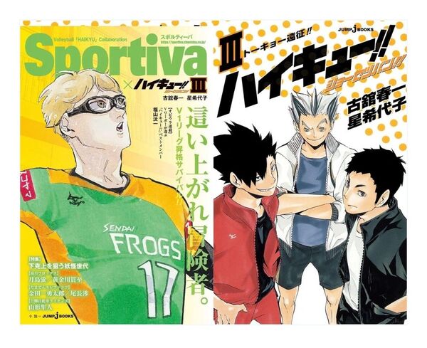 ハイキュー!! ショーセツバン!! 小説 古舘春一 星希代子 ハイキュー Ⅲ 3巻 3 掛け替えカバー しおり