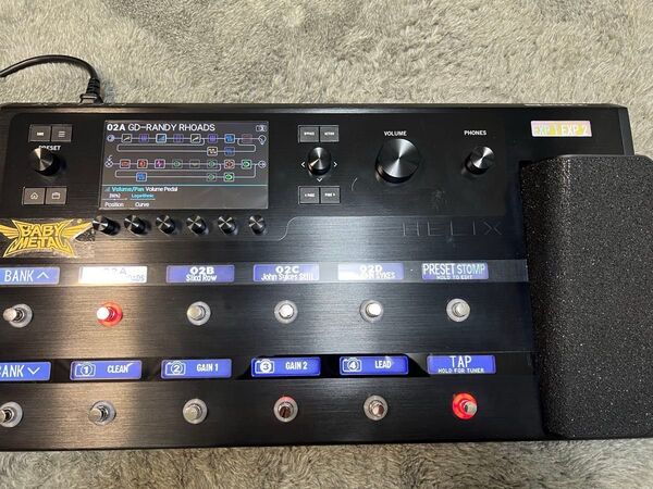 LINE6 HELIX FLOOR 有料IR 有料アーティストパッチ付き