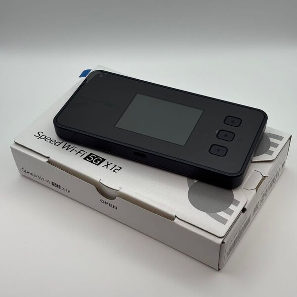【未使用に近い】NEC Speed Wi-Fi 5G X12 SIMフリー 4973