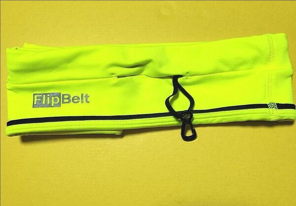 FlipBelt Mサイズ ウエストポーチ イエロー ランニング ウォーキング