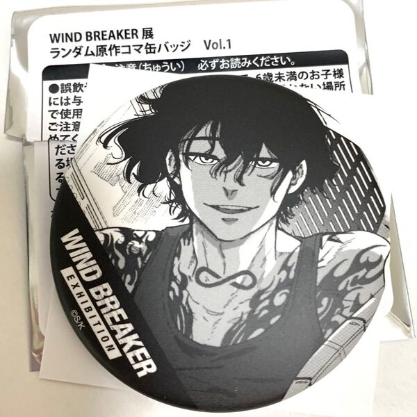 WINDBREAKER展 原作コマ缶バッジ 堂哉真斗