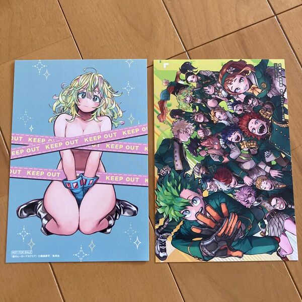 堀越耕平「僕のヒーローアカデミア」37巻 40巻 TSUTAYA特典イラストカード 葉隠透