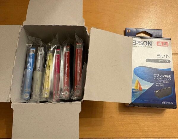 【新品未使用】EPSON エプソン/インクカートリッジ ヨット 純正 7個セット