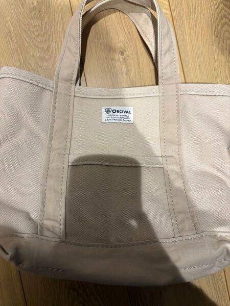 ORCIVAL キャンバストートバッグ ベージュ