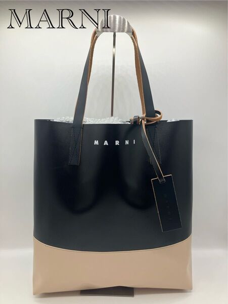 MARNI マルニ トライベッカ PVC ハンドバッグ トートバッグ