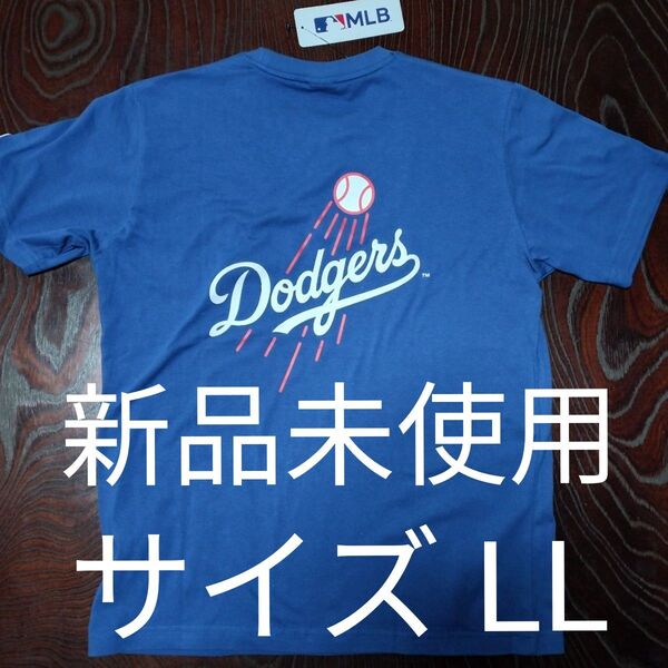 新品未使用 タグ付き MLB ロサンゼルスドジャース Tシャツ 半袖 LLサイズ 大谷翔平選手 山本由伸選手 佐々木朗希選手所属