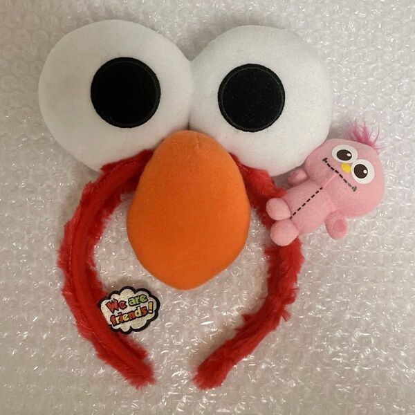 【美品】elmo エルモ カチューシャ USJ ユニバ モッピー セサミ セサミストリート ユニバーサルスタジオジャパン