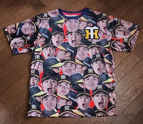 阪神タイガース 中野拓夢 シークレット選手顔柄Tシャツ
