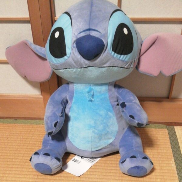 りろ& スティッチ グランデぬいぐるみ 赤いほっぺのおすわり