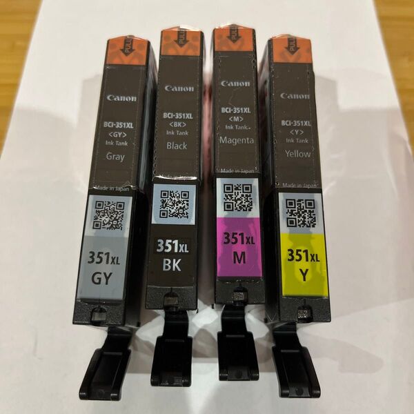 Canon 純正インクタンク BCI-351XL 4色セット 未使用